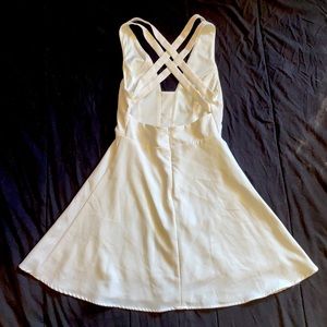 White formal dress